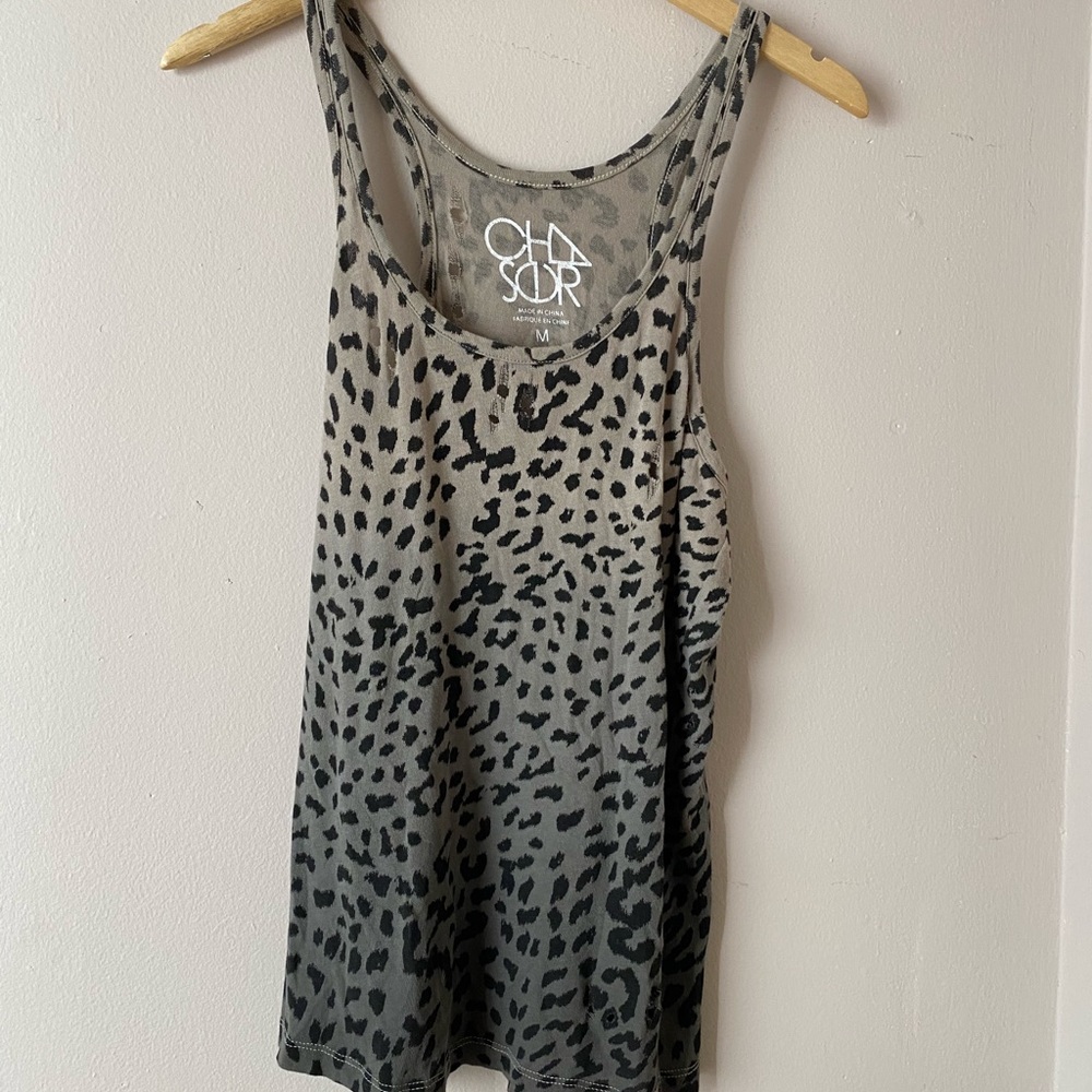 CHASER | animal print tank